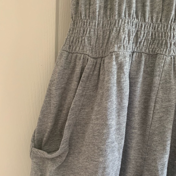 Forever21 heather gray, beachy, soft cotton romper - Picture 5 of 5